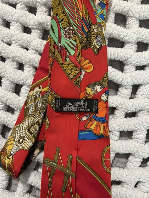 hermes mens ties ebay